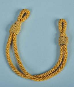 Customized OEM Bullion Twisted Hat Cord Generals Handmade Adjustable Cap Cord Hat Cord 2024 - Product Image 1