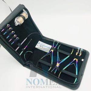 Kit de herramientas de extensión de cabello, alicates multicolores de acero inoxidable, pinzas, herramienta de bucle e hilo en kit Rexene con marca personalizada - Product Image 4
