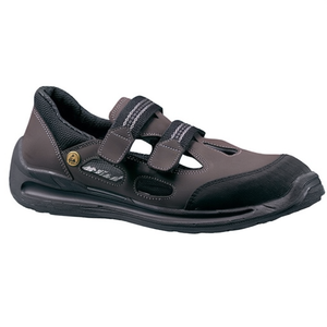 Safety <b>Shoes</b> Dragster-1240 Size 44 Brown/Black Leather - Product Image 2