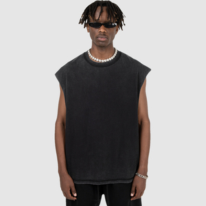 High Quality Blank <b>Men</b> <b>Tank</b> Acid Washed Sleeveless T-shirt <b>Men</b> Sport <b>Gym</b> <b>Tank</b> <b>Top</b> Acid Wash <b>Tank</b> <b>Top</b> for <b>men</b> - Product Image 3