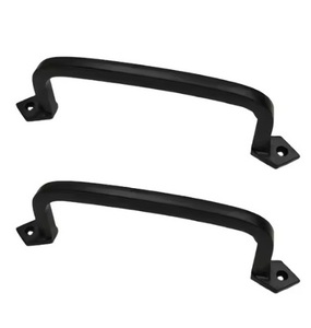 Decorative <b>barn</b> <b>door</b> handles in dragonfly shaped iron powder-coated black <b>hardware</b>, rust free and durable long life handles - Product Image 4