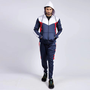 Cortar y coser personalizado poliéster polar deportes chándal con capucha conjuntos Unisex algodón sudaderas con capucha chándal y ropa activa Joggers - Product Image 4