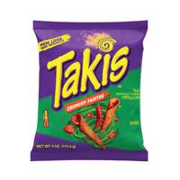 Takis Dragon Sweet Chili 9.9 oz Sac de taille de partage Craquelins de riz sucré épicés avec du maïs Blé Sarrasin à base de céréales