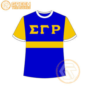 เสื้อยืด Sigma Gamma Rho สำหรับผู้หญิงเสื้อผ้าสำหรับสโมสรผ้าฝ้ายเจอร์ซีย์คุณภาพสูงระบายอากาศได้ดี - Product Image 1