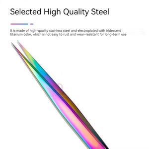 แหนบสแตนเลสสำหรับต่อขนตาขายส่ง |   เครื่องมือเสริมความงามแบบใช้ซ้ำได้สูง |   ขนาดที่กำหนดเอง |   ยี่ห้อจิมีด ซูร์เจียล |   ขั้นต่ำในการสั่งซื้อน้อยสำหรับร้านเสริมสวย - Product Image 6