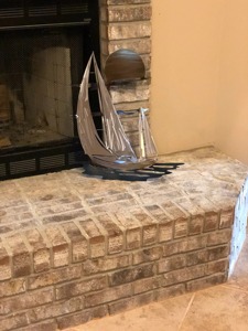 Elegant Abstract Metal Wall <b>Art</b> Decor Handmade Iron Sculpture Stylish Decorative Accent for Home and Office Interiors - Product Image 5