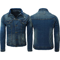 Veste en jean streetwear pour homme, tendance, de haute qualité, personnalisée, vintage, patchwork, broderie, imprimé, détails boutonnés, hiver