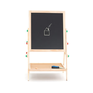 ROBINCOOL Tableau magnétique en bois 2-en-1 pour enfants, jouets de dessin faciles à utiliser avec chevalet résistant et accessoires - Product Image 5
