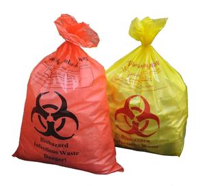 HDPE LDPE Yellow Biohazard <b>Bags</b> for Hospital - Product Image 6
