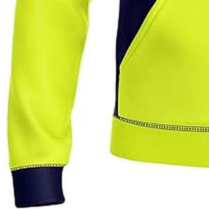 Haute visibilité porter des sweats à capuche couleur verte haute visibilité vêtements réfléchissants pour les autoroutes sweat à capuche réfléchissant qualité supérieure - Product Image 4