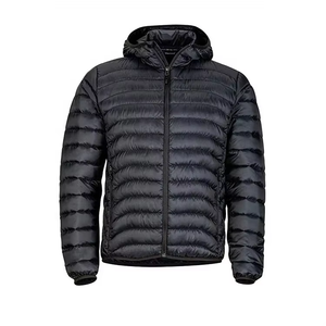 Veste matelassée imperméable de haute qualité, écologique, à manches longues, pour l'hiver, couleur personnalisée, fermeture éclair sur le devant, vestes pour hommes - Product Image 5