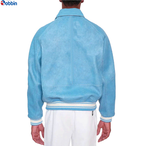 Chaquetas Varsity Estilo Letterman Personalizadas de Alta Calidad para Hombre, Tela Satinada, Mangas de Cuero Genuino, Incluye Capucha para Invierno - Product Image 6