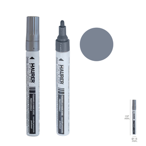 Pennarello Professionale per Edilizia, Vernice Permanente Argento - Product Image 1