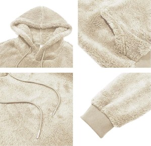 Sudaderas con Capucha de Forro Polar para Hombre, 100% Algodón, Transpirables, de Secado Rápido, Color Sólido, Teñido Liso, Logotipo Personalizado, Talla Grande, 300g - Product Image 6