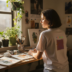 Collezione di T-Shirt Cromika da Uomo Taglia M Morbida Modello Chaos Confezione da 1 Ispirata alle Pitture del Marchio - Product Image 6