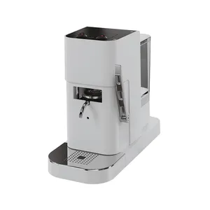 En kaliteli MEDEA beyaz otomatik kompakt bakla kahve makinesi ev kullanımı için Espresso kahve makinesi kapsül Pod tozu