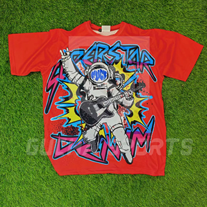 T-shirt imprimé personnalisé Street Wear T-shirt surdimensionné sublimé aux épaules tombantes T-shirt personnalisé de haute qualité imprimé été printemps - Product Image 1
