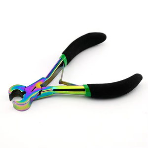 Pince professionnelle pour retirer les extensions de cheveux à la kératine, coupe-kératine avec étui souple en Rexene pour un rangement sécurisé - Product Image 1