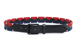 Cinturón de cuero de polo de diseño personalizado cosido a mano de calidad superior para montar a caballo de proveedor mayorista - Product Image 3