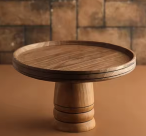 Présentoir de beignet de haute qualité et respectueux de l'environnement présentoir à gâteaux magasin décoration de fête de vacances présentoir en bois - Product Image 4