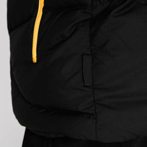 New OEM Custom Men's Winter Bomber Jacket Front Logo <b>Canvas</b> Fabric Stand Collar Breathable Thick Plain Dyed High Quality - Product Image 3