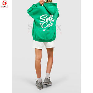 Sweats à capuche personnalisés pour filles, vêtements d'hiver, style décontracté, grande taille, col à capuche en polyester/coton très vendu - Product Image 4