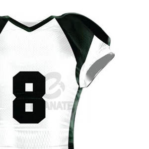 Conjunto de Camiseta y Pantalones Cortos de Fútbol Americano, Diseño Moderno, Transpirable, Tallas Grandes, Parches Personalizados, Uniforme para Adultos, 100% Poliéster - Product Image 6