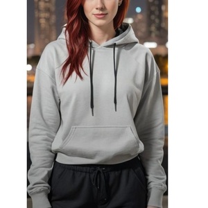 Sudadera con Capucha Extra Grande de Algodón Grueso con Hombros Caídos y Logotipo Personalizado, Sudadera de Invierno para Mujer, Proveedor de BD - Product Image 6