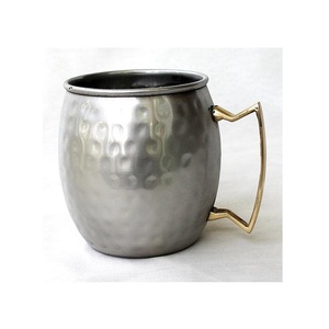 Taza de mula de Moscú de cobre puro 100% de diseño moderno, taza de cobre sólido para beber cóctel, cerveza, taza de agua, artesanías - Product Image 3