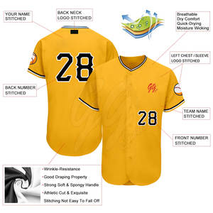 Último Diseño de Camiseta de Béisbol para Hombre, Color Sólido, Transpirable, Personalizable, Alta Calidad, Precio al por Mayor - Product Image 6