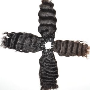 ผมแท้ Remy แบบไม่ผ่านกระบวนการ 100% ผมอินเดียแบบทอ ลอนลึก สีดำธรรมชาติ เกล็ดผมเรียงตัวสวย  แบบเต็มศีรษะ ติดตั้งง่าย - Product Image 1