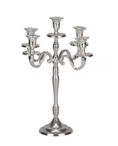 Metal <b>Gold</b> <b>candelabra</b> candle holder table center piece for decoration and weddings made with high quality materials - Product Image 3