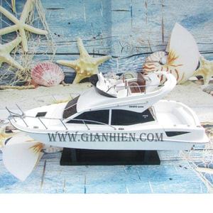 Gia Nhien Fabricant Approuvé Conception Personnalisée quantité minimale de commande Basse TOYOTA PONAM 31-BLANCHE PERLE PEINTE-BATEAU DE VITESSE EN BOIS - Product Image 1