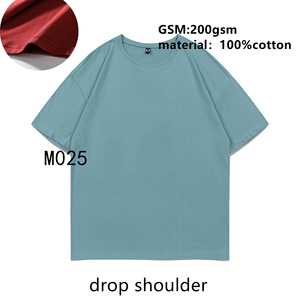 Camisetas Lisas al por Mayor para Hombre, 230 g/m², 100% Algodón, de Secado Rápido, Transpirables, Cuello Redondo, Corte Holgado, Unisex, con Logotipo Personalizado - Product Image 5