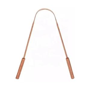 High Quality Copper <b>Tongue</b> Scraper Oral Care <b>Tongue</b> <b>Cleaner</b> for Unisex Available at Affordable Price From India - Product Image 1