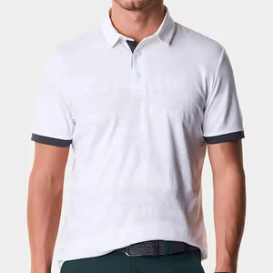Camiseta Polo de manga corta para hombre de algodón bordado logotipo personalizado impresión Slim Fit Pima algodón Polo de lujo - Product Image 2