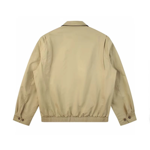 Classique à manches longues étiquette col Baseball uniforme Varsity Jacket personnalisé surdimensionné plaine Bomber veste hommes - Product Image 3