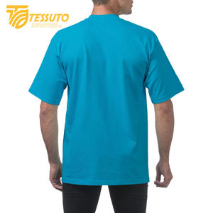 Venta al por mayor 2025 verano Streetwear Unisex Heavy Cotton Oversize camiseta para hombres 220 gramos Casual tejido hombres verano Streetwear - Product Image 5