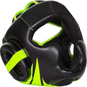 Protector de cabeza de boxeo ganador profesional, equipo de lucha fabricado en fábrica de cuero personalizado a la venta - Product Image 1