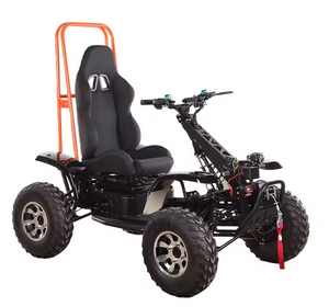 Scooter Eléctrico Plegable Todoterreno de 4 Ruedas, Motocicleta Quad con Motor Eléctrico para Movilidad de Personas Mayores - Product Image 3