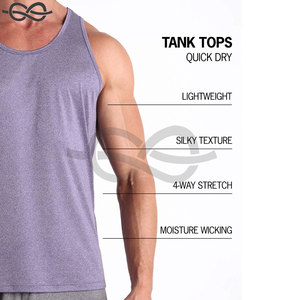 เสื้อกล้ามออกกำลังกายผู้ชายแห้งเร็วเสื้อกล้ามออกกำลังกาย - Product Image 5