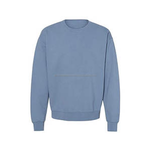 เสื้อสเวตเตอร์คอกลมมีฮู้ดแบบเรียบแนวสตรีทแวร์สำหรับผู้ชาย - Product Image 6