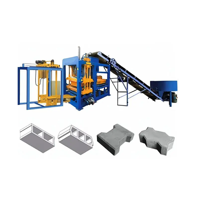 Automatic Cement Block Moulding Machine Pakistan Price Concrete Block Making Machine Concrete Block Machine With Low Labor