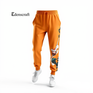 Pantalon de survêtement imprimé léger pour homme Pantalon de jogging confortable avec tissu doux taille moyenne pour le streetwear et la salle de sport - Product Image 1