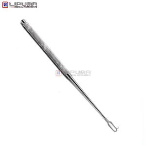 Crochet musculaire 2x2 griffes Chirurgical Joseph Skin Double crochet écarteur 6.25 "en acier inoxydable 2mm pointues Instruments médicaux - Product Image 4