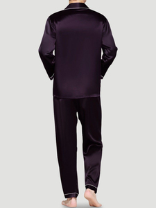 Hot Selling Stylish Women's Winter Long Sleeve <b>Elastic</b> Waist Super Soft Breathable Sleepwear Set Knee Length Front Logo Casual - Product Image 6