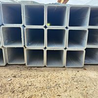 15mm 32mm 37mm 46mm 63mm Galvanizli Kare Çelik Boru, Sera Çerçeveleri Güneş Enerjisi Montajı Kaynaklama Kesme Yüksek Mukavemetli