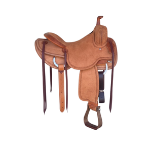 Selle de coupe Western Ranch Selle robuste pour l'équitation Selle de cheval - Product Image 1