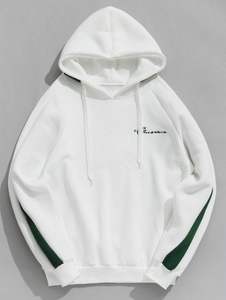 <b>TRENDY</b> Breathable <b>Hoodie</b> for Winter Comfortable Polyester/Cotton Blend Embroidered & Beaded Design Digital Printed - Product Image 5