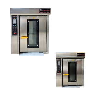 เตาอบขนมปังเบเกอรี่8ถาด20KW/H สายการผลิตขนมปังแบบหมุน - Product Image 1